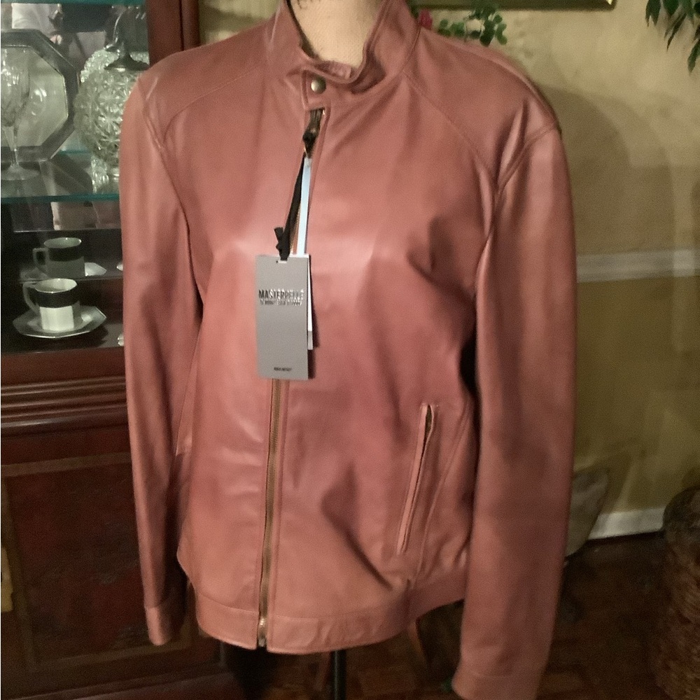 Men’s Leather Jacket in Brown